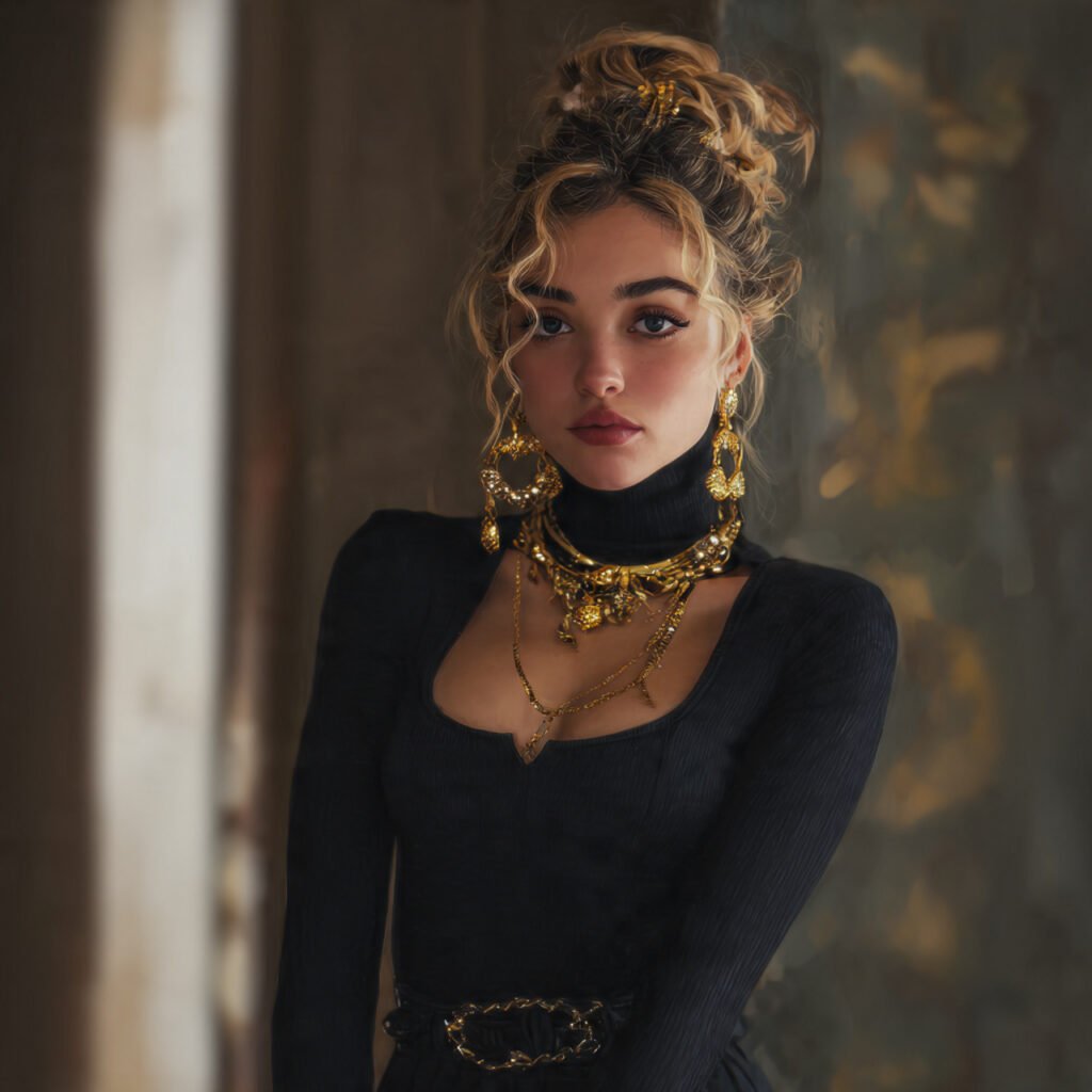 Winter Baddie Outfits: 17 Cold-Weather Looks That Serve Attitude, Warmth & Luxury 9 a beautiful girl in all black outfit