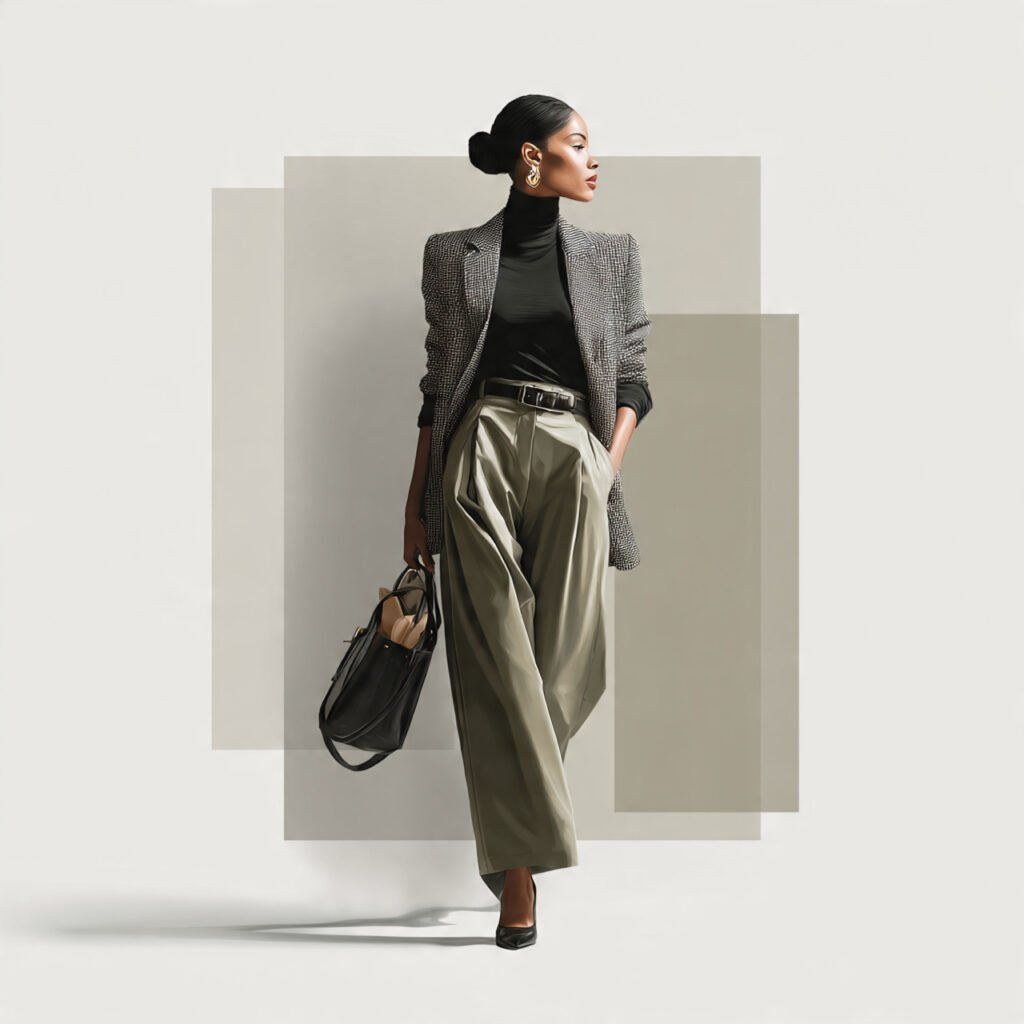 a realistic image of a person wearing 4