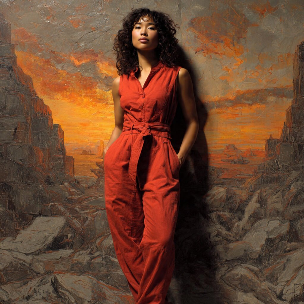 a woman the jumpsuit that flatters one