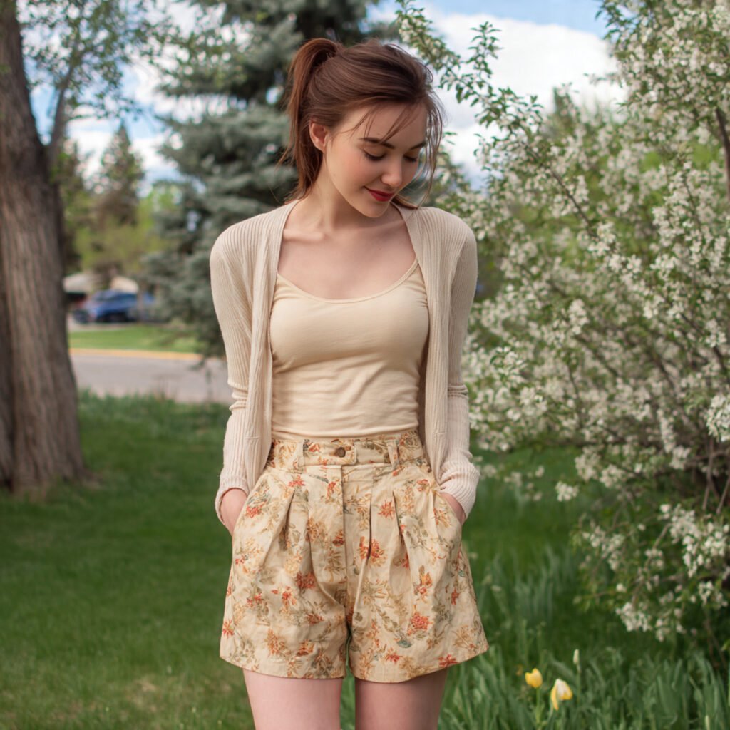 Comfy School Outfits: 15 Easy, Cute Looks That Stay Comfortable from First Period to Last 11 girl on cardigan baby tee