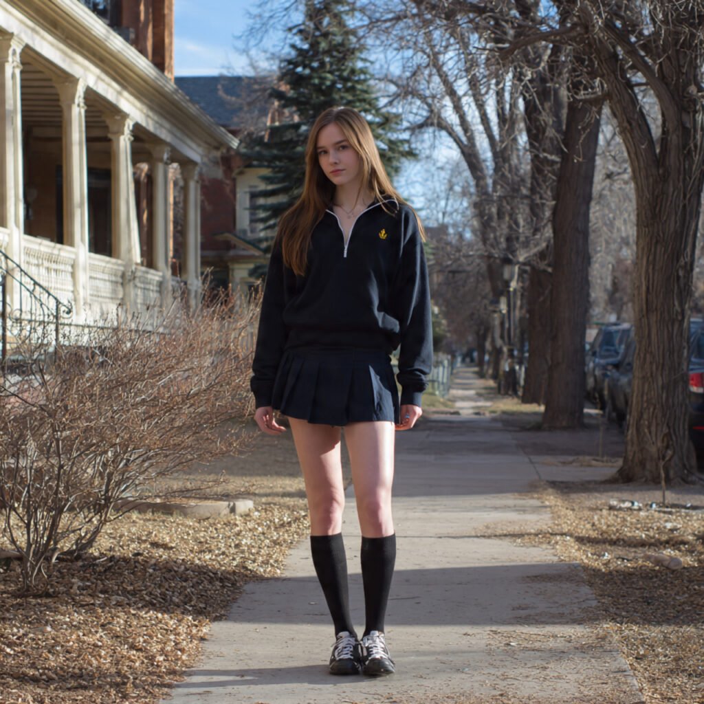 Comfy School Outfits: 15 Easy, Cute Looks That Stay Comfortable from First Period to Last 14 girl on quarter zip fleece tennis