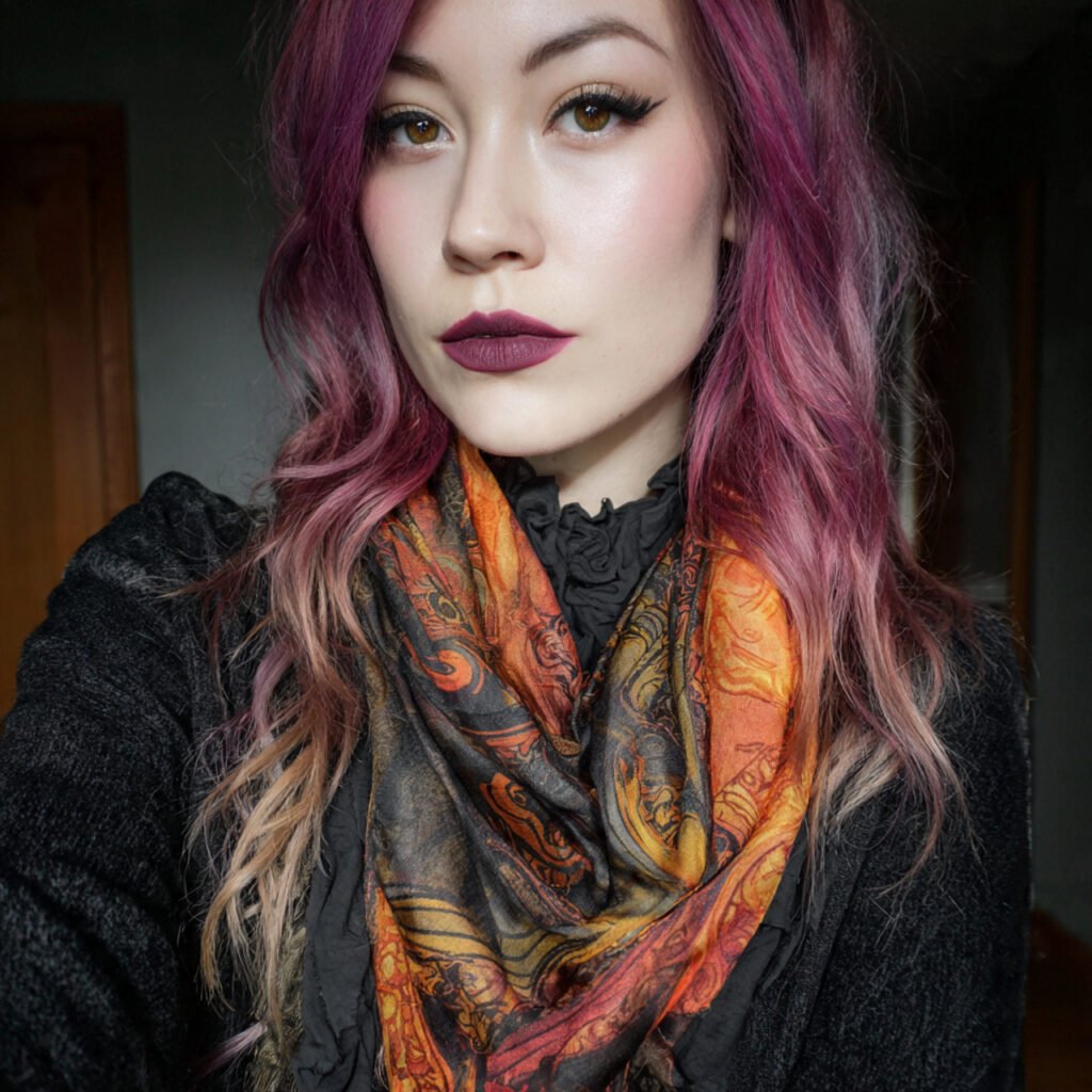 Winter Baddie Outfits: 17 Cold-Weather Looks That Serve Attitude, Warmth & Luxury 17 statement scarf all black base fastest glow up