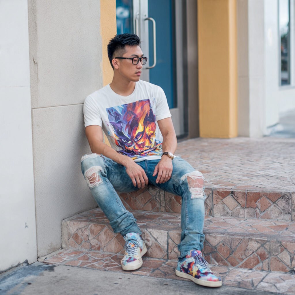 graphic t shirt jeans 1