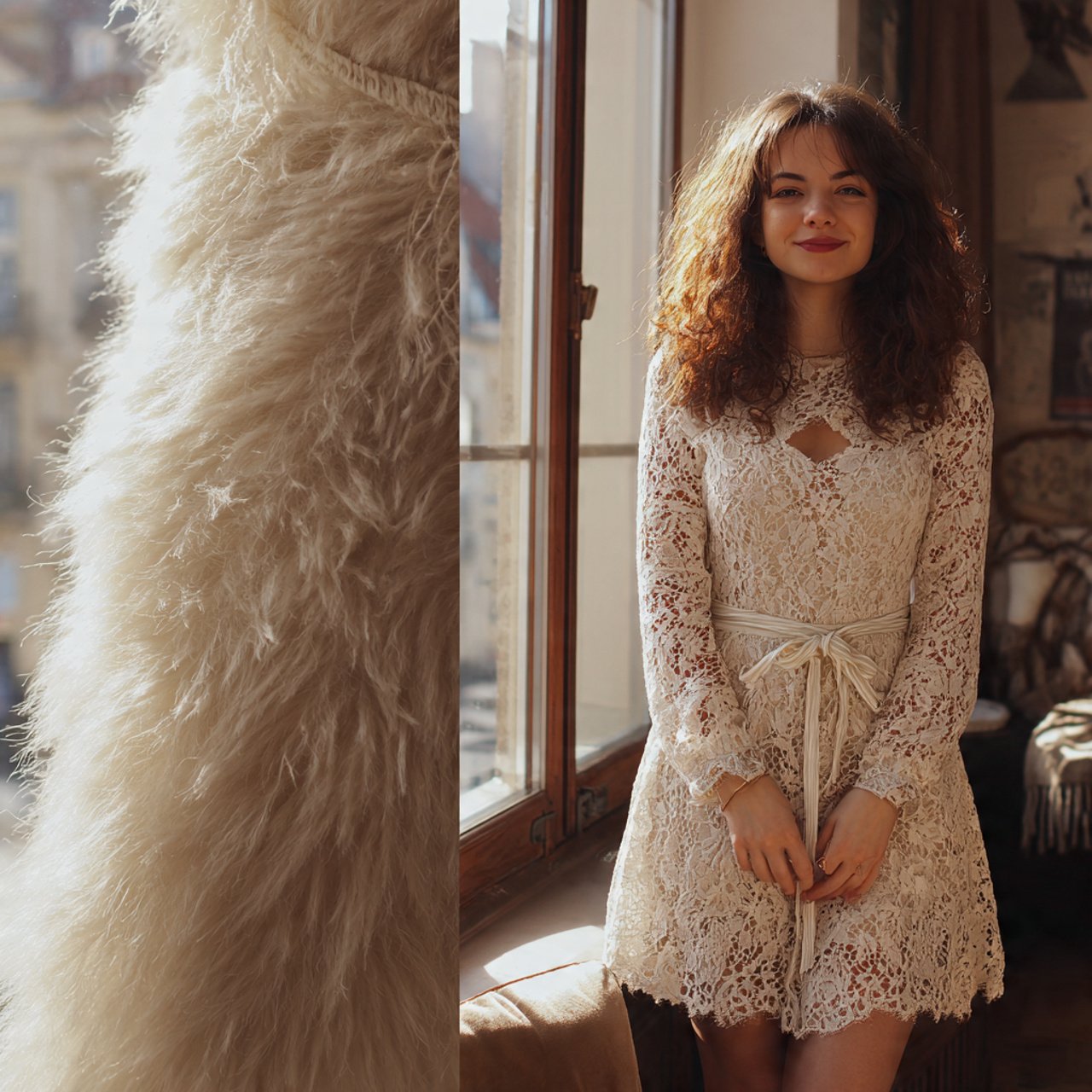 lace tea dress classic and camera friendly with co