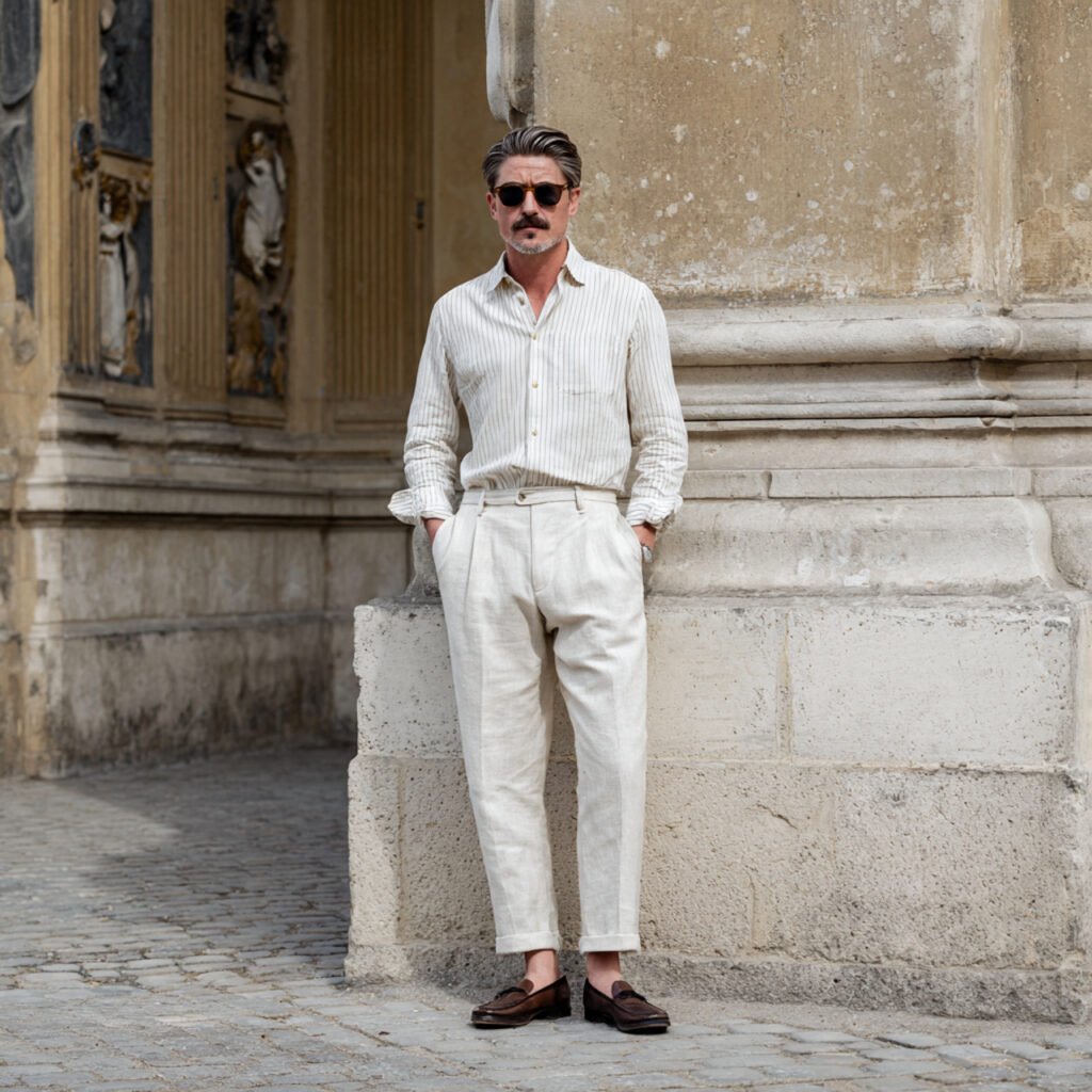 long sleeve shirt trousers