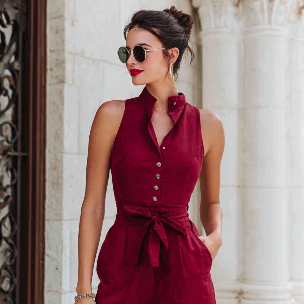 one and done jumpsuit defined waist 1