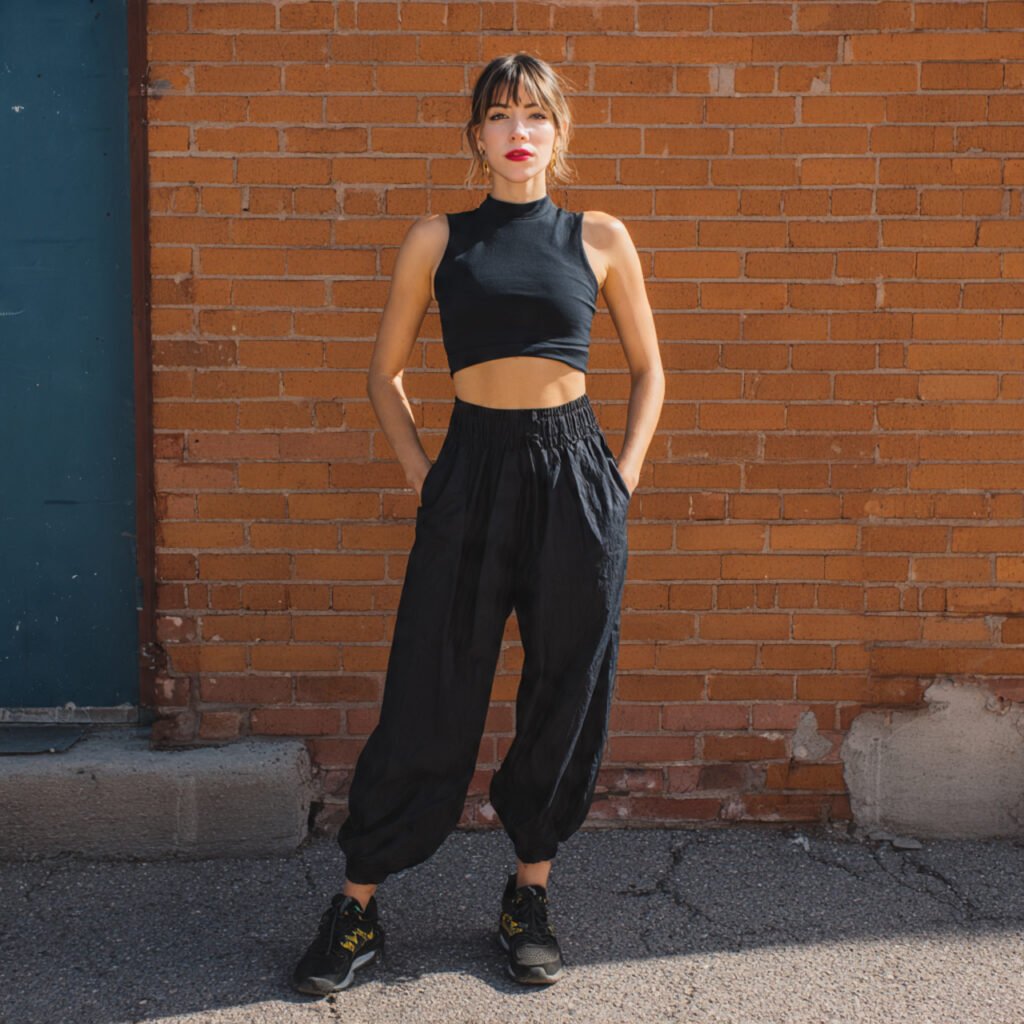 sports bra high waisted pants 1