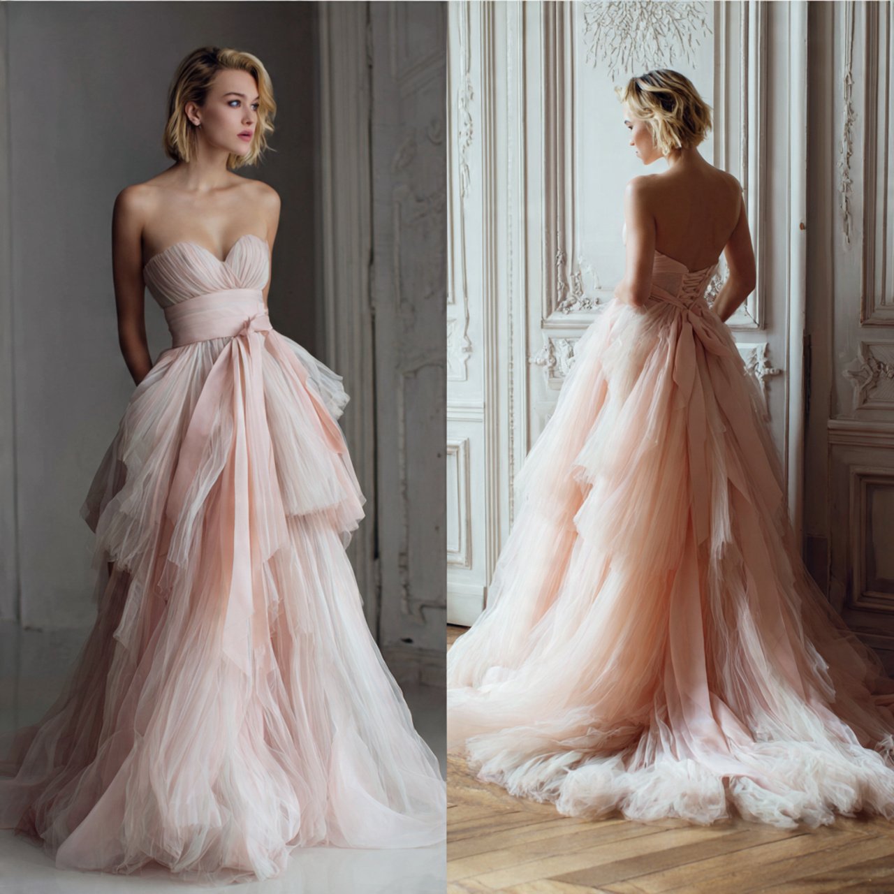the soft tulle skirt gown