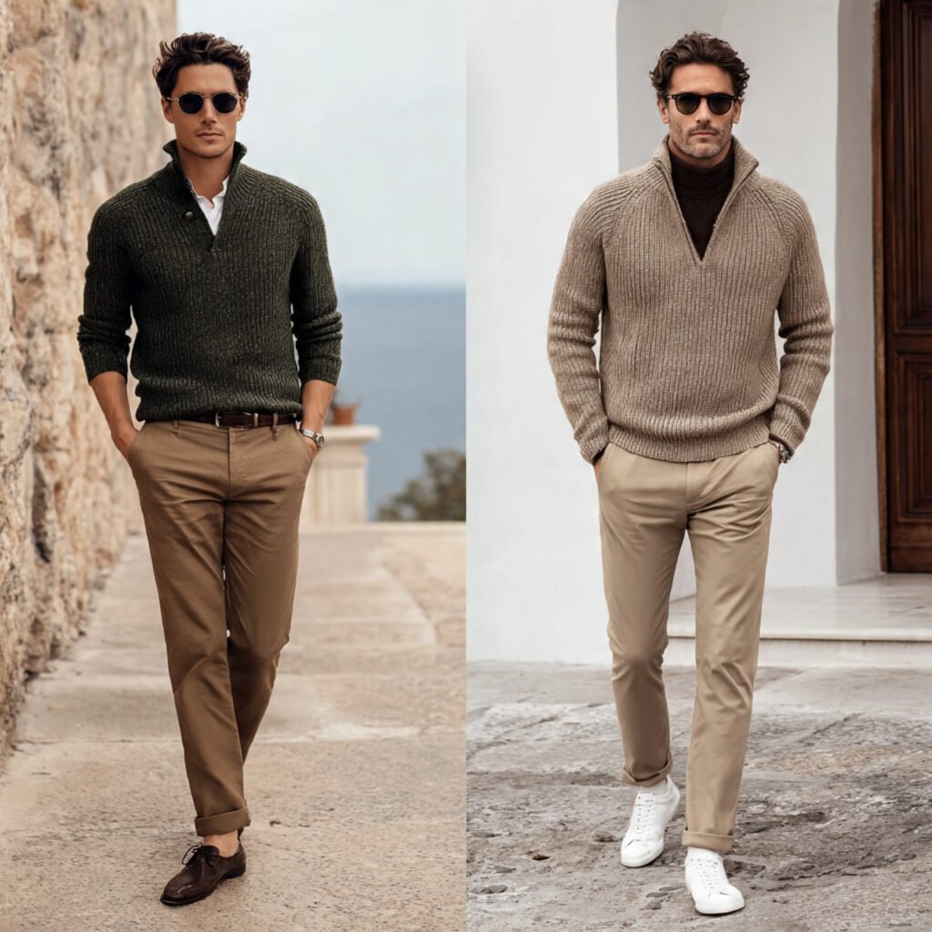 the sweater chinos combo