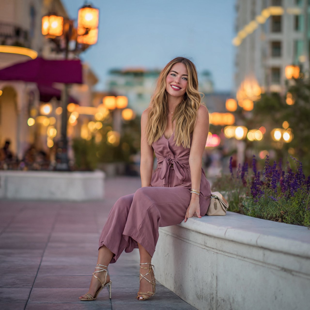 jumpsuit with pointed heelsdate night outfit ideas