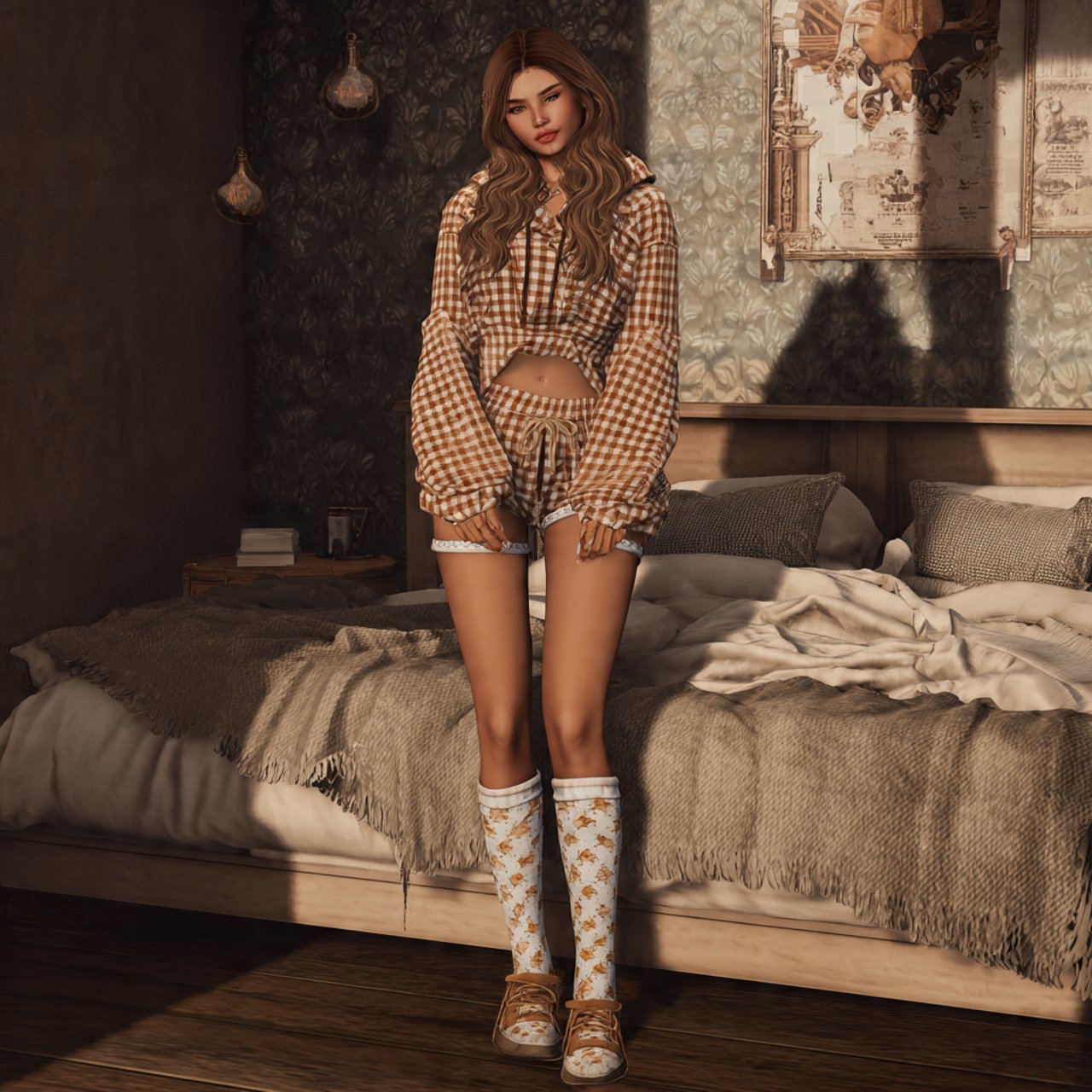 the waffle set with cozy sockscomfy outfits lazy h 2
