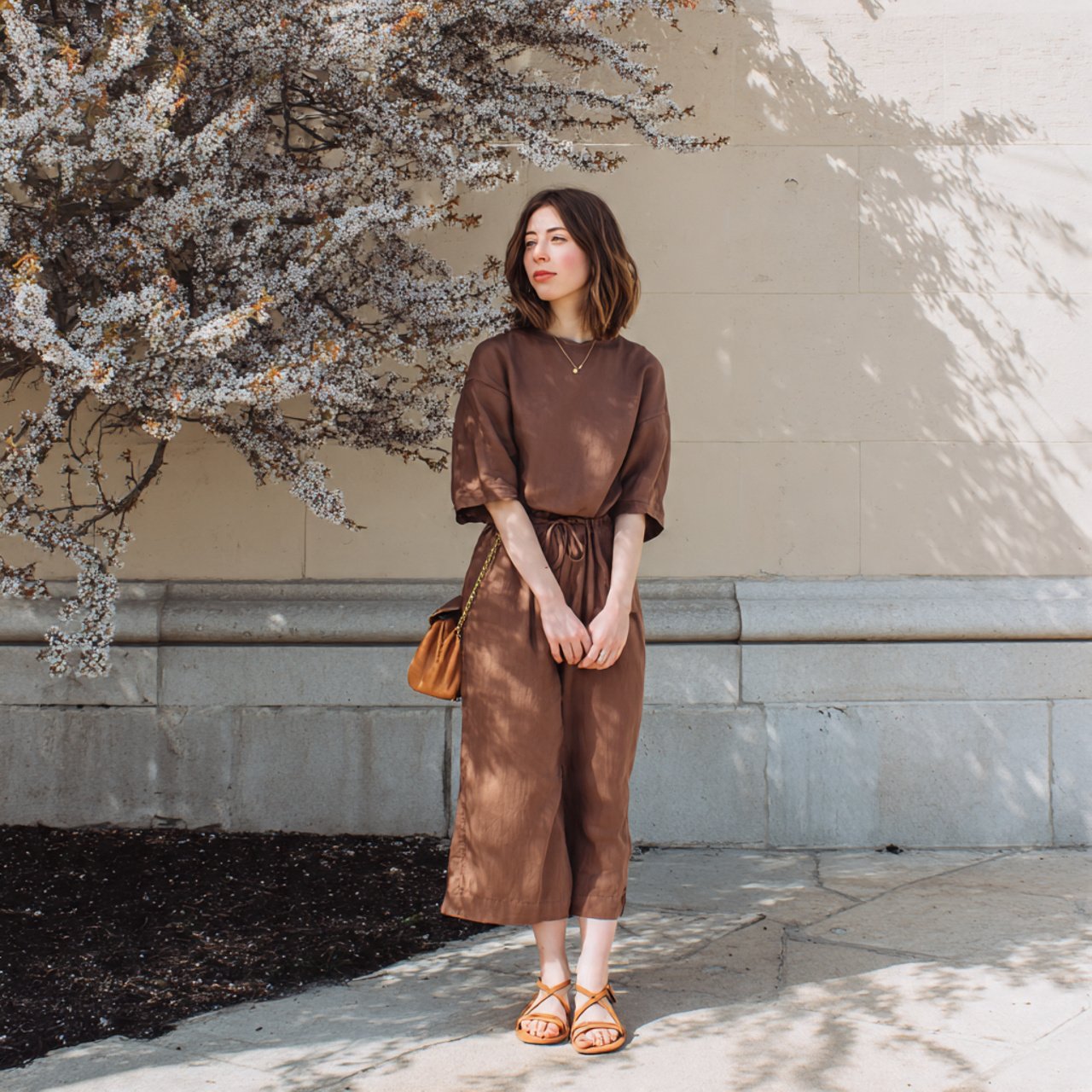 minimal co ord with sleek sandalsdate night outfit 1