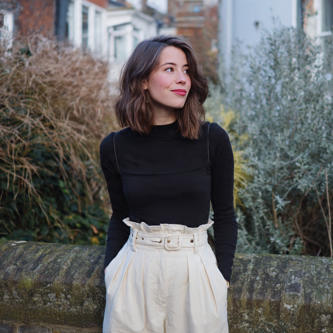 tailored trousers with a bodysuitfirst date night 1