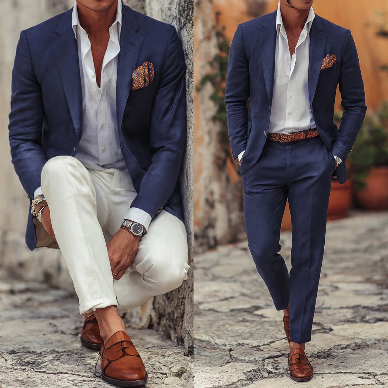 Old Money Outfits Men Formals: Timeless Ways to Dress Sharp With Quiet Confidence 1 the navy suit and white shirtold money outfits men