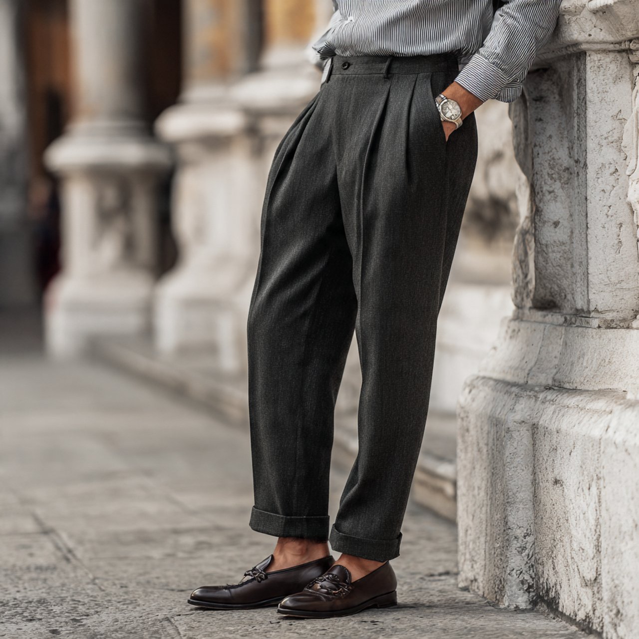 Old Money Outfits Men Formals: Timeless Ways to Dress Sharp With Quiet Confidence 16 the pleated trousers evening formulaold money outf 1