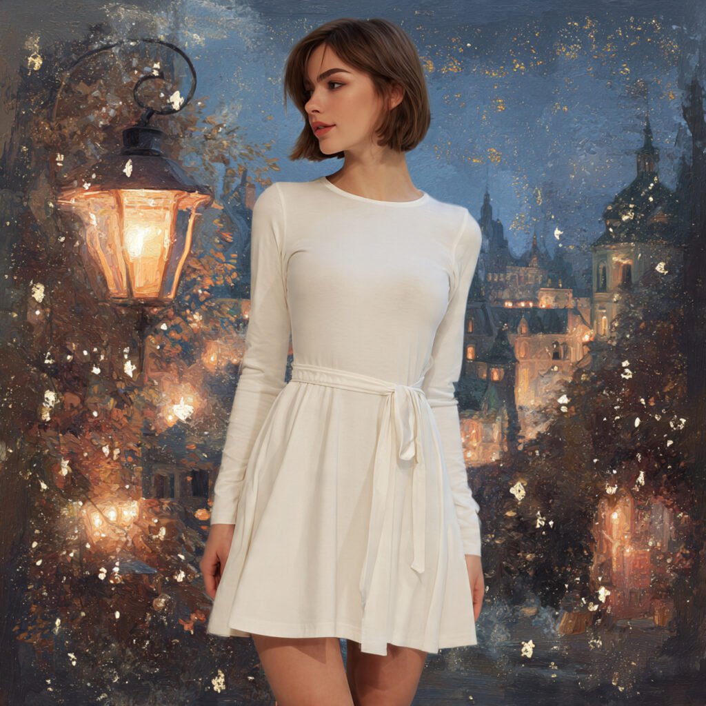 Date Night Outfit Dress: 17 Stylish Ideas for a Chic and Confident Look 8 white or ivory a line dressdate night women outfit