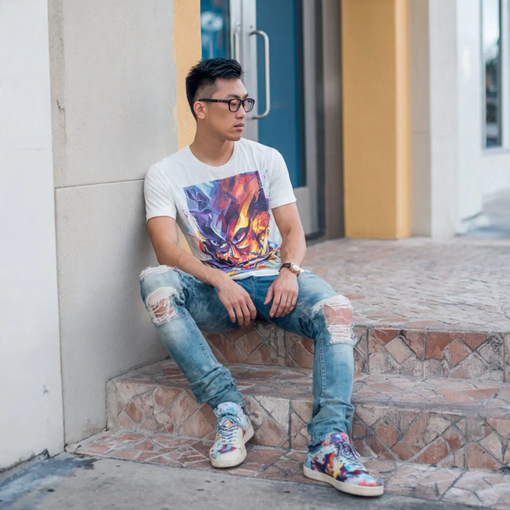 graphic t shirt jeans 1