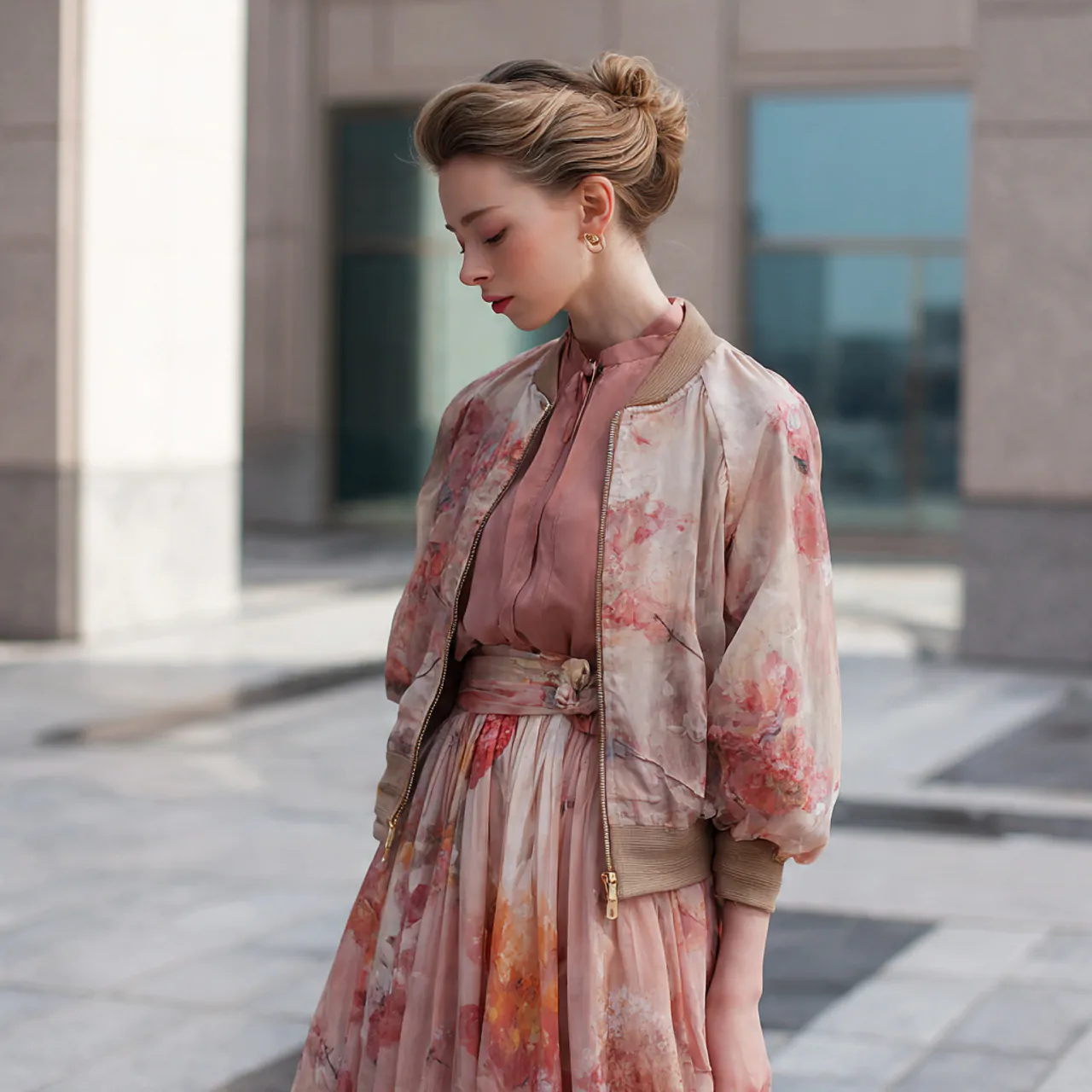 Shabby Chic Outfits: 16 Thoughtful Ways to Dress with Soft Romance and Effortless Ease 14 lightweight jacket over romantic dress