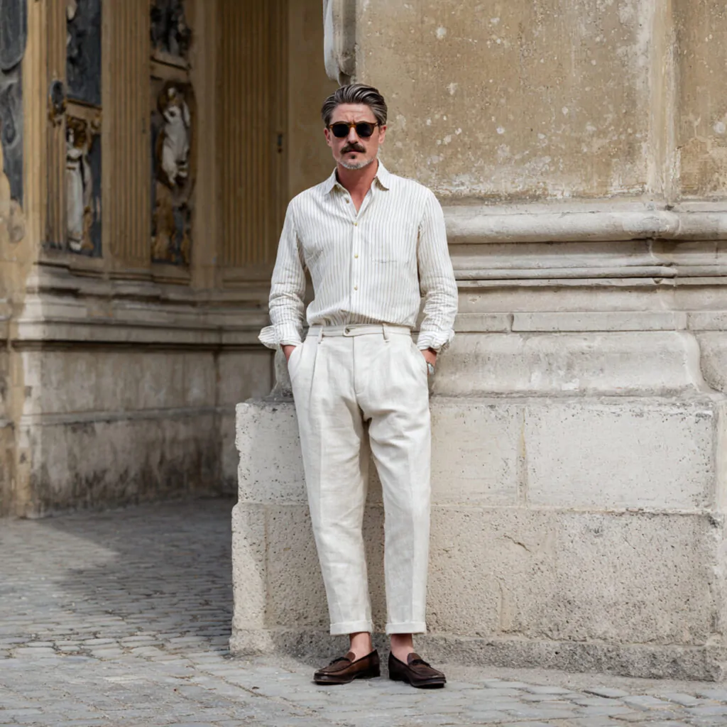long sleeve shirt trousers