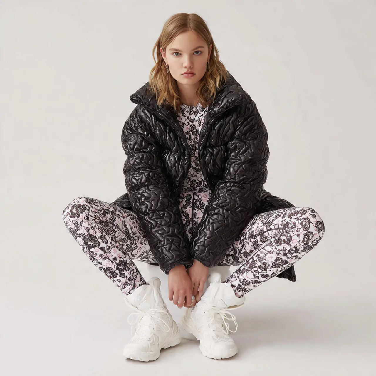 17 Stunning and Comfy Winter Outfits for Maximum Comfort and Style 2 quilted puffer jacket leggings