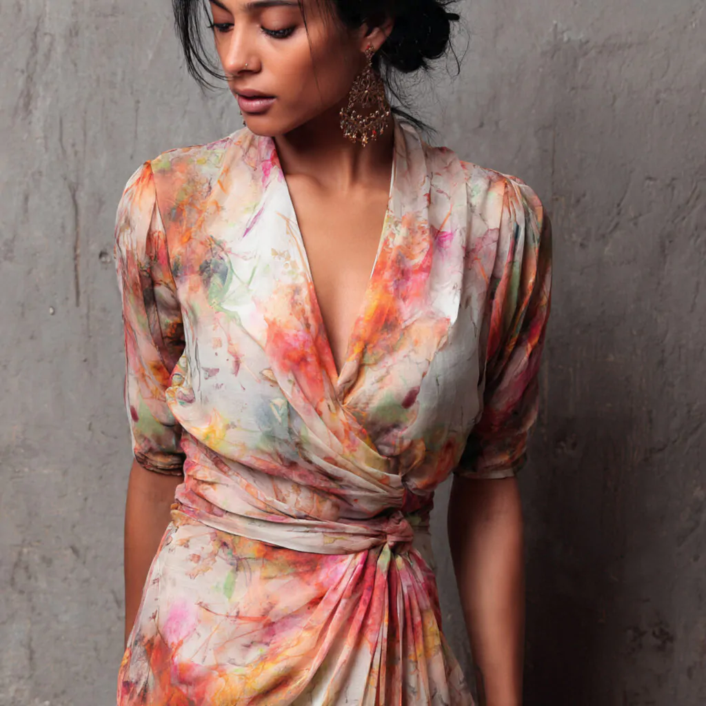 soft wrap dress