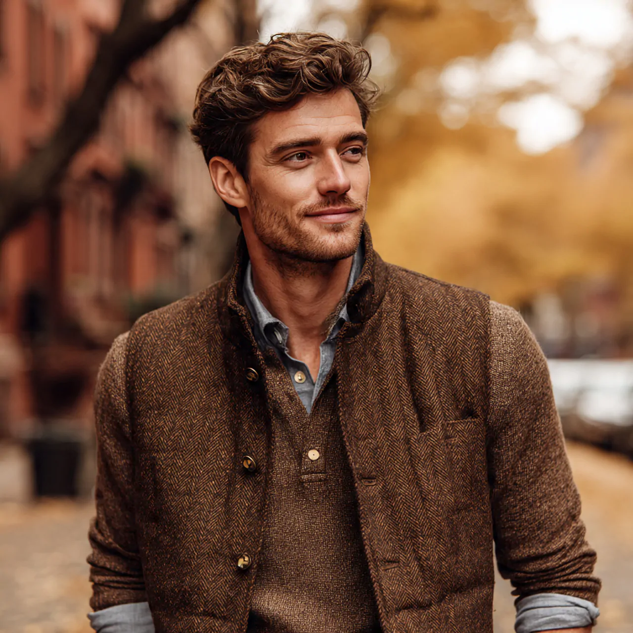 Thanksgiving Outfit Men: 17 Polished Looks for a Stylish Holiday 11 create image of a man wearing thanksgiving outfit