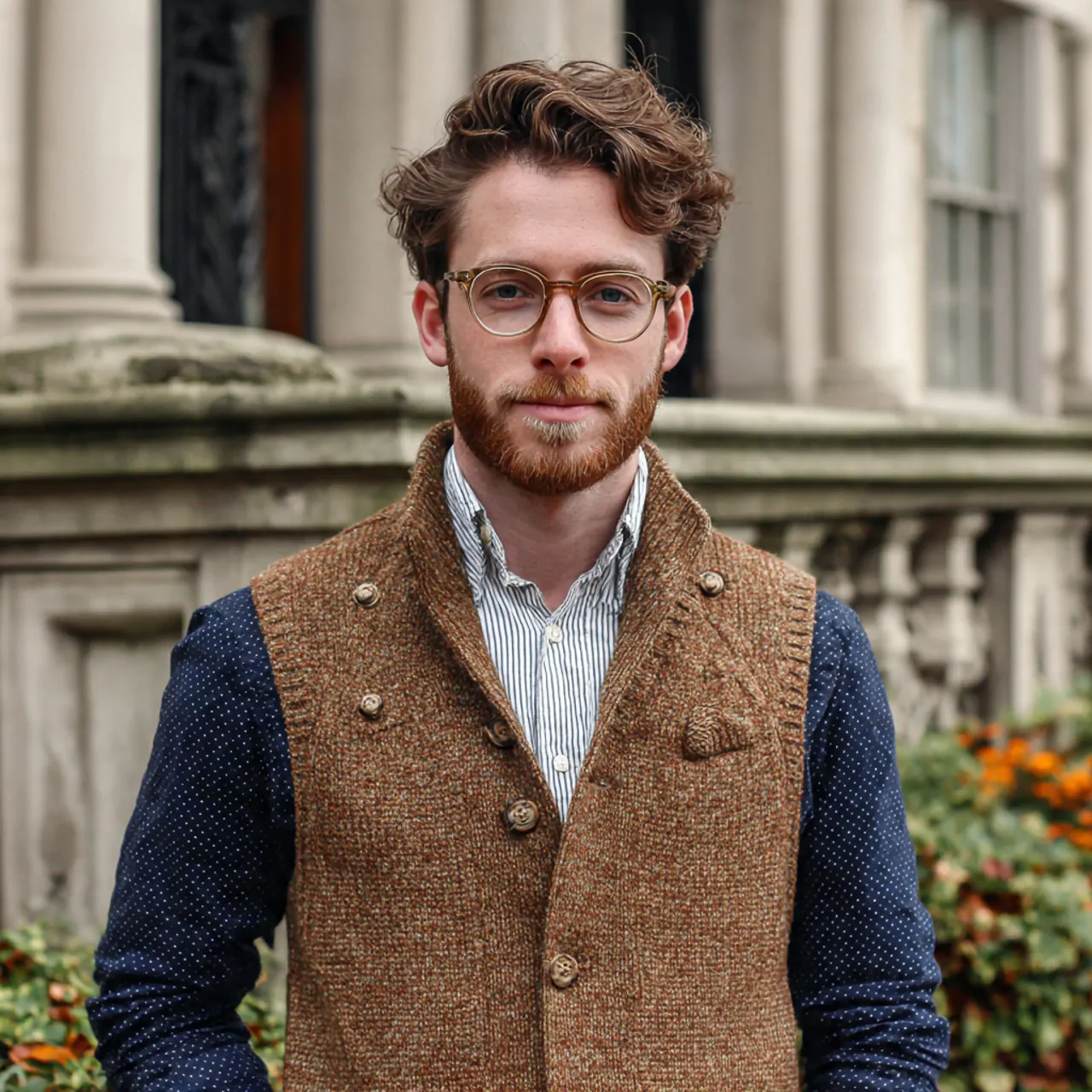 Thanksgiving Outfit Men: 17 Polished Looks for a Stylish Holiday 17 thanksgiving outfit men in oxford and knit vest wi 1